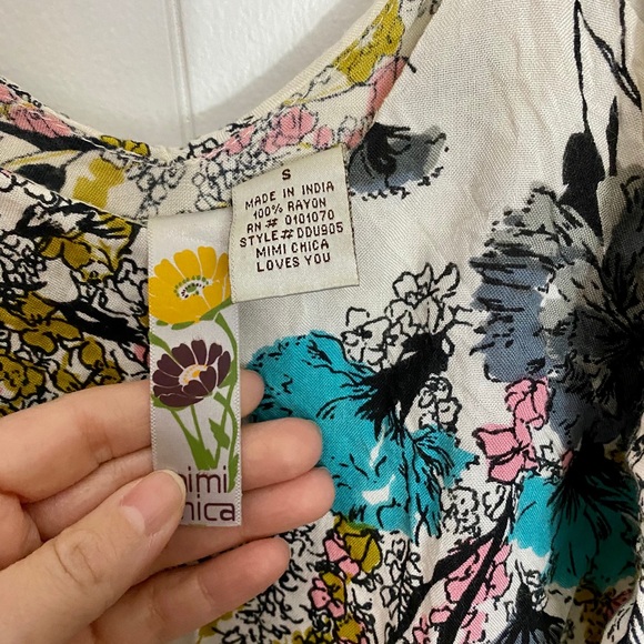 MIMI CHICA MIDI floral dress Small EUC ๐ธ - Picture 5 of 7